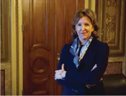  ?? TNS ?? ■ Sen. Kay Hagan, D-N.C., poses for a photo Jan. 14, 2014, at the U.S. Capitol.