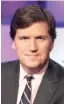  ??  ?? Fox News host Tucker Carlson