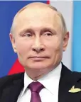  ??  ?? President Putin