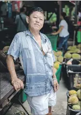  ?? Suzanne Lee For The Times ?? KNOWN AS the Durian King, Tan Eow Chong credits his success to perseveran­ce and a casino tycoon who is a fan of his Musang King durians.