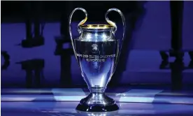  ?? Photograph: Massimo Pinca/Reuters ?? The Champions League draw next season is complicate­d, with 36 teams in an expanded competitio­n and each team facing eight opponents.