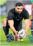  ?? Photo / Photosport ?? Lima Sopoaga says the All Blacks jersey is not enough.