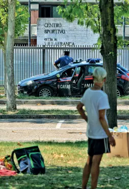  ??  ?? Pericolo scampato Sul posto vigili del fuoco, carabinier­i, 118 e Arpav