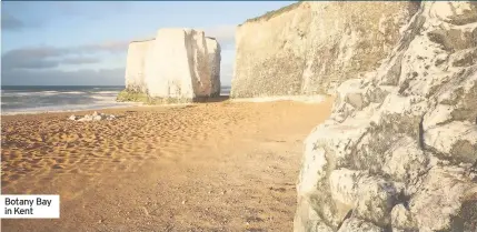  ??  ?? Botany Bay in Kent