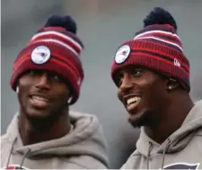  ?? NAncy lAnE / HErAld stAFF FIlE ?? ‘VERY NERVOUS’: Patriots defensive backs Jason and Devin McCourty voiced their concerns about playing amid the global pandemic this season on their podcast, ‘Double Coverage.’