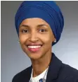  ?? (Minnesota House of Rep./Reuters) ?? REP. ILHAN OMAR