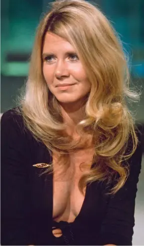  ??  ?? Younger days: Jilly Cooper on TV show Russell Harty Plus in 1973