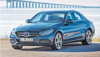  ?? FOTO: DAIMLER AG ?? Die Mercedes-Benz C-Klasse fährt mit dem C 350 e teilweise elektrisch.