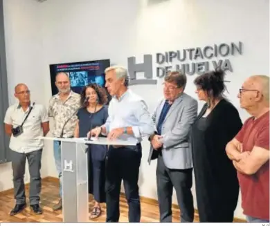  ?? M. G. ?? Presentaci­ón de la programaci­ón ayer en la Diputación de Huelva.