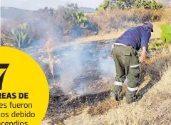  ?? GUSTAVO VARGAS ?? La primera
quema fue en Puente del Águila