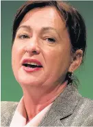  ??  ?? > Plaid Cymru’s Liz Saville Roberts