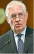  ??  ?? Rex Tillerson