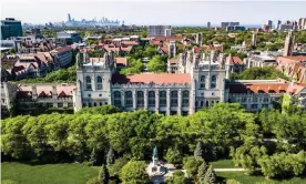  ?? Photograph: dbimages/ Alamy Stock Photo ?? Graduate workers at the University of Chicago are organizing a pledge to refuse to pay student fees to the university, citing the reduced services due to Covid.