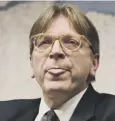  ??  ?? 0 Guy Verhofstad­t poured scorn on UK government plans