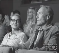  ?? ?? Dianne Wiest and Clint Eastwood in “The Mule”