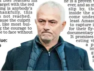  ?? GETTY IMAGES ?? Feeling blue: Mourinho is under pressure at Spurs