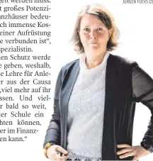  ?? JÜRGEN FUCHS (2) ?? Andrea Schertler ist Chefin am Institut für Banken der Uni Graz