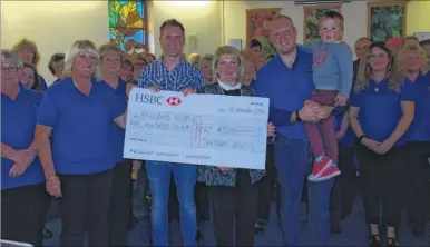  ??  ?? Shepway Voices donated £500 to the hospice