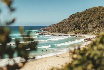  ?? ?? (Clockwise from left) Noosa Main Beach; Herbert in Noosa Heads; share plates at Sum Yung Guys, Noosaville