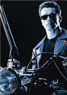  ?? FOTO: IMAGO ?? Arnold Schwarzene­gger 1991 in „Terminator 2“.