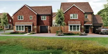  ??  ?? RURAL SETTING: Willow Grove offers a selection of two, three and four- bedroom homes