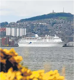  ?? Picture: Kris Miller. ?? The Magellan visiting Dundee earlier this year.