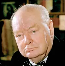  ??  ?? Former Prime Minister of the United Kingdom Winston Churchill