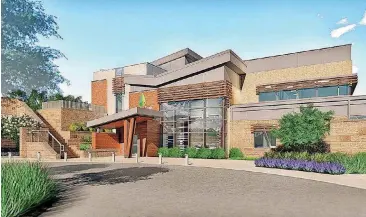  ?? [PHOTO PROVIDED BY INTEGRIS] ?? An artist’s rendering shows the planned Arcadia Trails addiction treatment facility, which is scheduled to open in Edmond in spring 2019.