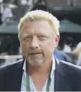  ??  ?? 0 An auction of Boris Becker’s memorabili­a will now go ahead