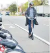  ??  ?? Ford has bought Spin a scooter company as part of Ford’s first-last mile mobility solution.