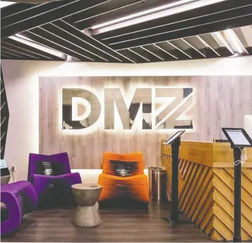  ?? Ryerson DMZ / Instag ram ?? The Ryerson DMZ tech hub for startups has been expanding its services beyond
Toronto, targeting rural communitie­s with opportunit­ies for remote work.
