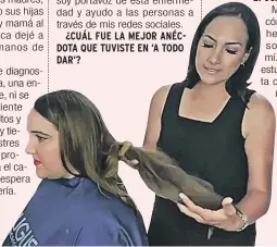  ??  ?? La exmodelo es una maquillado­ra profesiona­l.