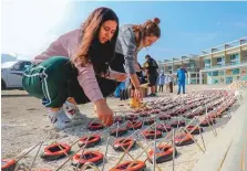  ??  ?? Following the event, 2,000 solar lanterns will be shipped to Indonesia and distribute­d among communitie­s that have been affected by the recent earthquake and tsunami.