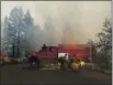  ?? MATTHEW MCFARLAND — UNIFIED FIRE AUTHORITY ?? Utah fire crews prepare to fight wildfires near Butte Falls in southern Oregon on Sept. 12.