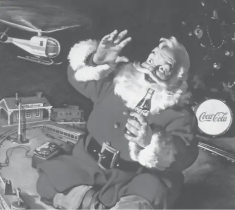  ??  ?? Santa Claus isn’t a religious figure, he’s “the money-making dude conceived by Coke,” Ken Gallinger writes.