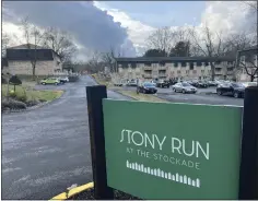  ?? TANIA BARRICKLO — DAILY FREEMAN ?? chance to be duly prepared,” The Stony Run at the Stockade Apartments on Hurley Avenue in Kingston, N.Y., is shown in a photo taken Friday, Jan. 6, 2023.