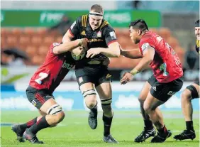  ?? Photo / Getty Images ?? Brodie Retallick suffered a pectoral injury last night.