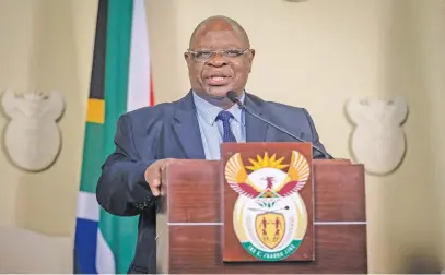  ?? Picture: Jacques Nelles ?? NEW ROLE. Chief Justice-elect Raymond Zondo says he felt quite honoured and privileged by the appointmen­t.