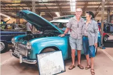  ??  ?? Fred and Maureen Waiet from Boddington in Western Australia with their Hillman Husky