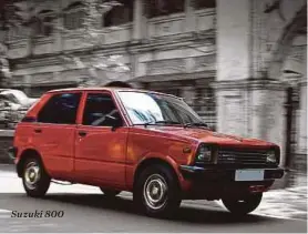  ??  ?? Suzuki 800