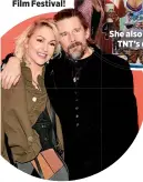  ??  ?? Jenn recently reunited with co-star Ethan Hawke at the Sundance Film Festival!