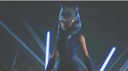  ?? DISNEY+ ?? Ashley Eckstein is the voice of Ahsoka Tano in Star Wars: The Clone Wars.