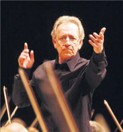  ??  ?? LIGHTNING CONDUCTOR: Yuri Temirkanov nailed Prokofiev’s Classical Symphony with perfect pacing and weighting.