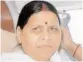  ??  ?? Rabri Devi