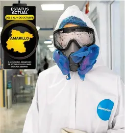  ?? FOTO: CORTESÍA SSG ?? La Secretaría de Salud hizo énfasis en que la pandemia no ha terminado, es semáforo amarillo, no verde.