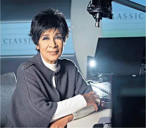  ??  ?? Delivering the news: Moira Stuart says she twice came close to marriage