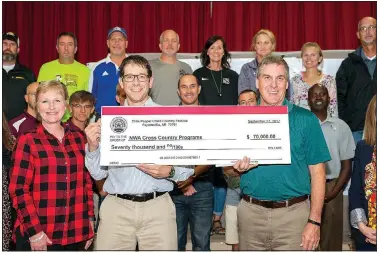  ?? Courtesy photo ?? The Chile Pepper Cross Country Festival was organized 29 years ago as a way to raise much-needed funds for local running programs. Over the last 28 years the amount given has been expanded, and last year $58,000 was given to local high school programs,...