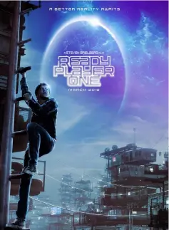  ??  ?? ‘Ready Player One’ is Steven Spielberg’s three-year project of a blockbuste­r adaptation.