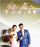  ?? ?? Audrey Go, VP and creative director at Dexterton and Leo Leong, general manager, South East Asia, Kohler Co.