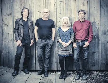  ?? HEATHER POLLOCK ?? Canadian quartet The Cowboy Junkies — made up of Alan Anton, left, Peter Timmins, Margo Timmins and Michael Timmins — are back with their first new album in six years, All That Reckoning, which is both intimate and universal in its scope.